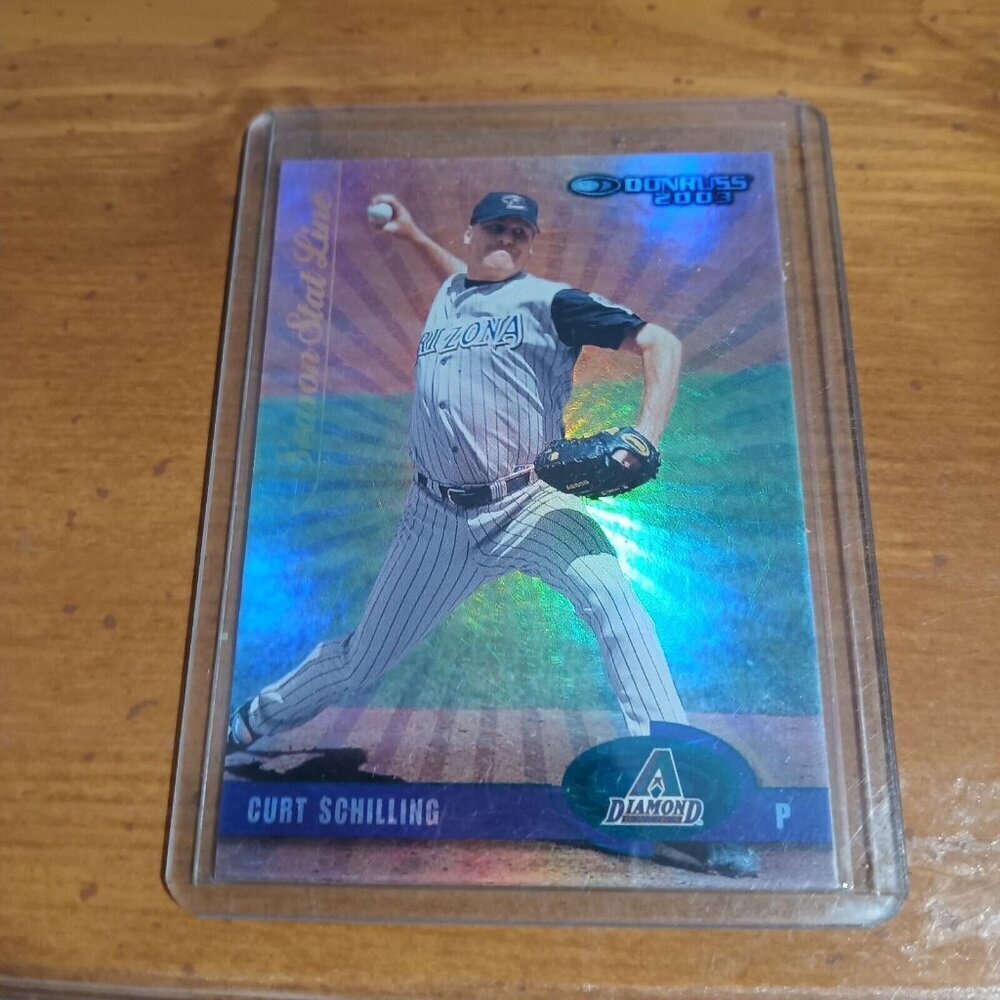 2003 Donruss Stat Lines Holo Curt Schilling 21/23 Diamondbacks